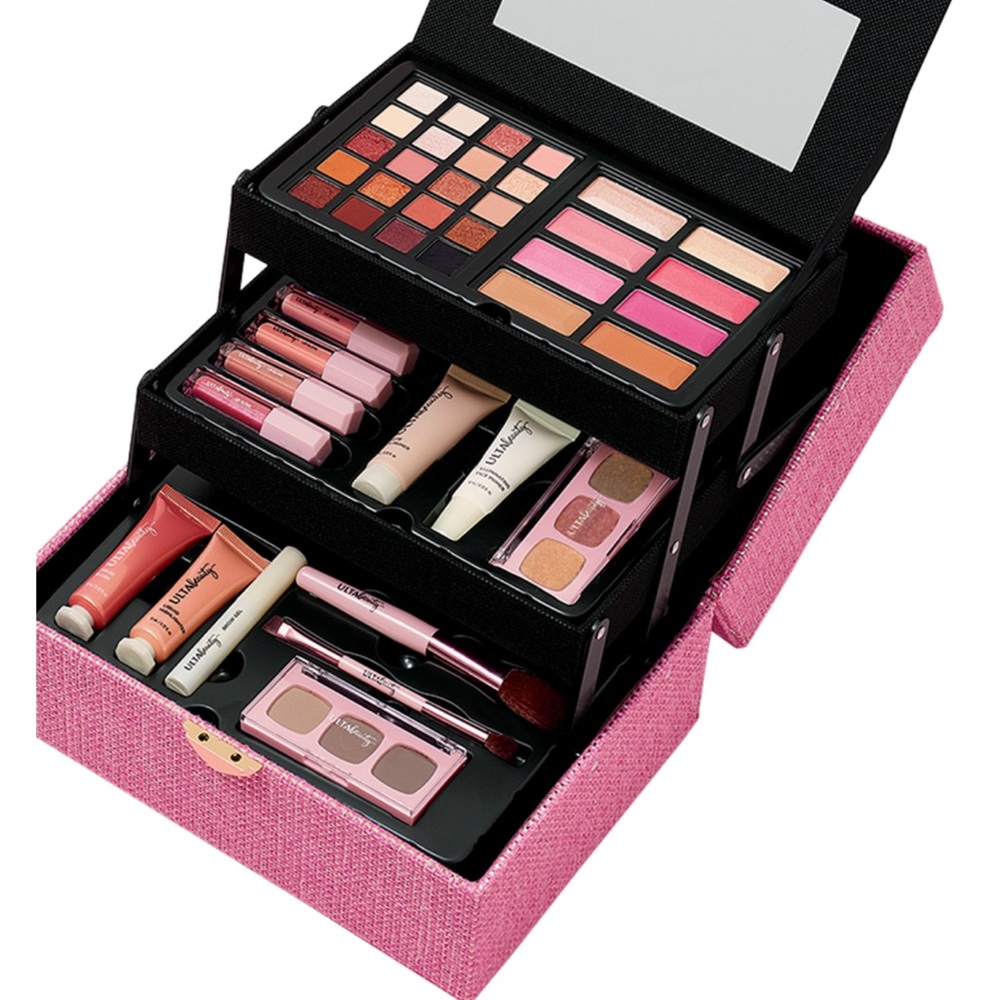 COPY - Ulta makeup PINK caboodle set ! Super cute + GIFT